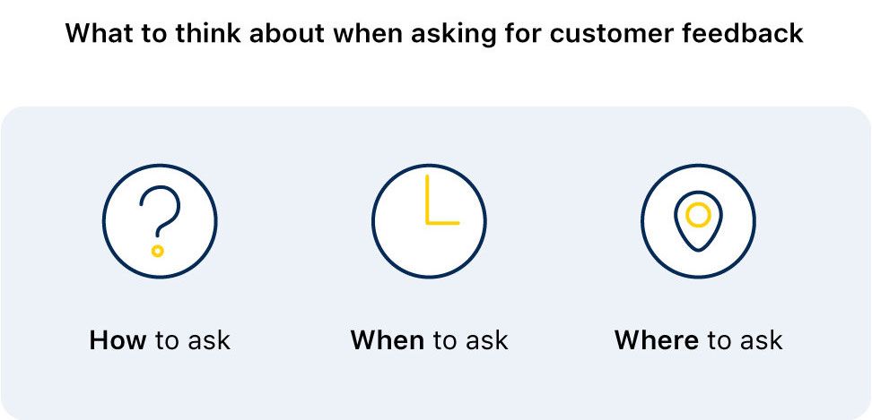 how to ask for customer feedback